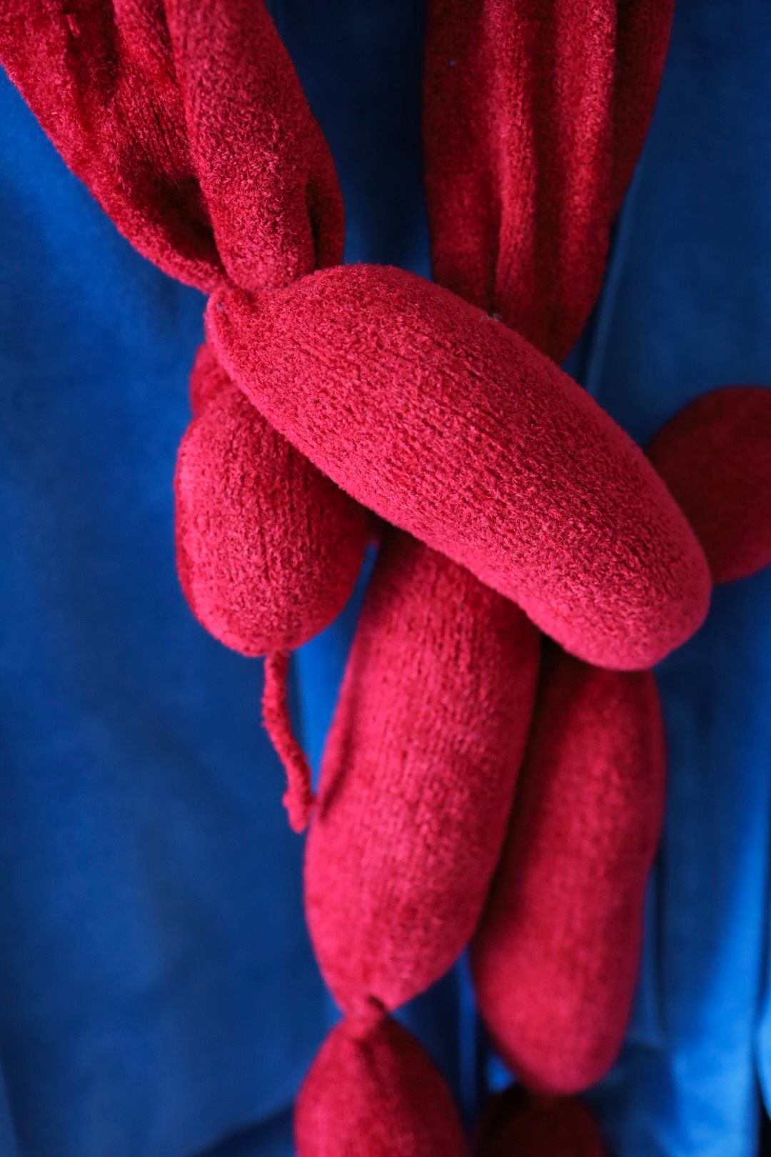 doublet ダブレット26AW BALLOON DOG KNIT SCARF (26AW59KN236)RED