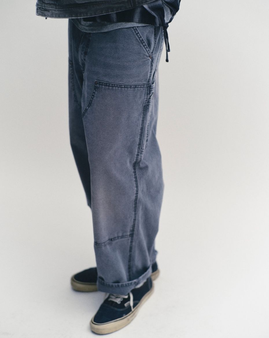 セダンオールパーパス 26SS Vintage Washed Double Knee Pants(SD26S-PT04)Grey☆3月7日(土)発売！