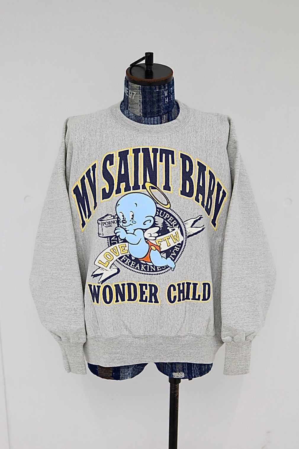 セントマイケル25AW BABY MICAHEL SWEAT (SM-HR1-0000-050)GRAY☆12月13日(土)新作発売！