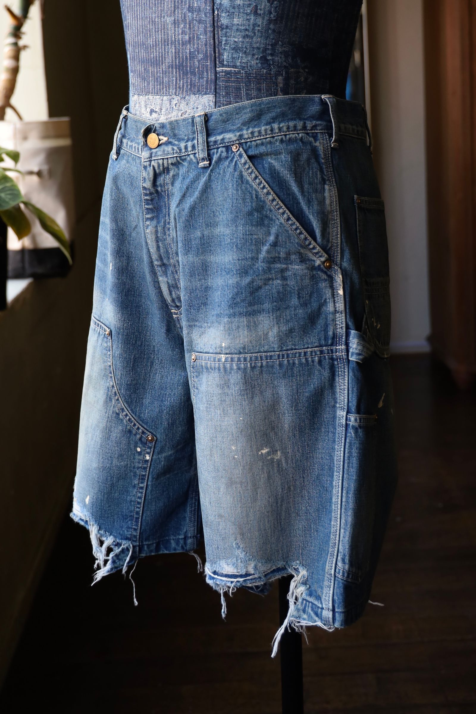 SAINT M×××××× - セントマイケル25SS デニムショーツ DOUBLE SAINT M×××××× - セントマイケル25SS デニムショーツ DOUBLE