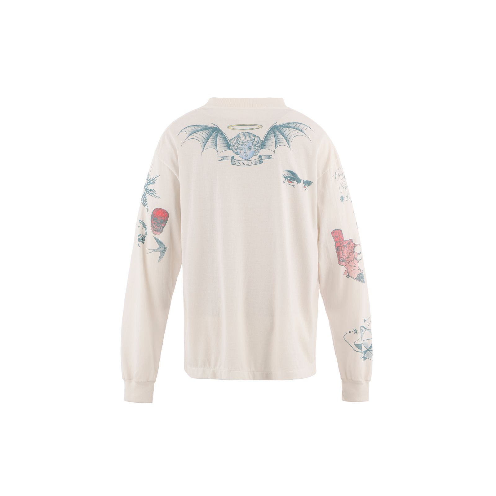 セントマイケル Tシャツ TATOO DW_LS TEE(SM-HR1-0000-C29)WHITE★9月13日(土)発売！