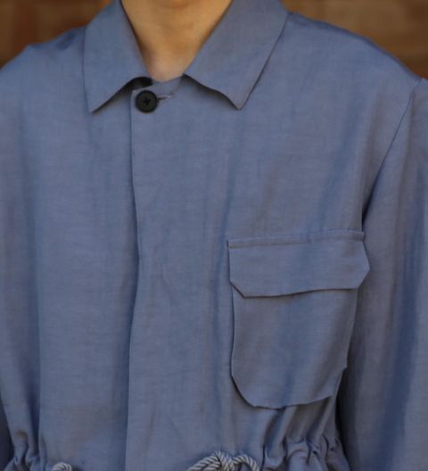 YOKE LOOSE SAFARI JACKET(YK21SS0202J) style. 2021.04.26.
