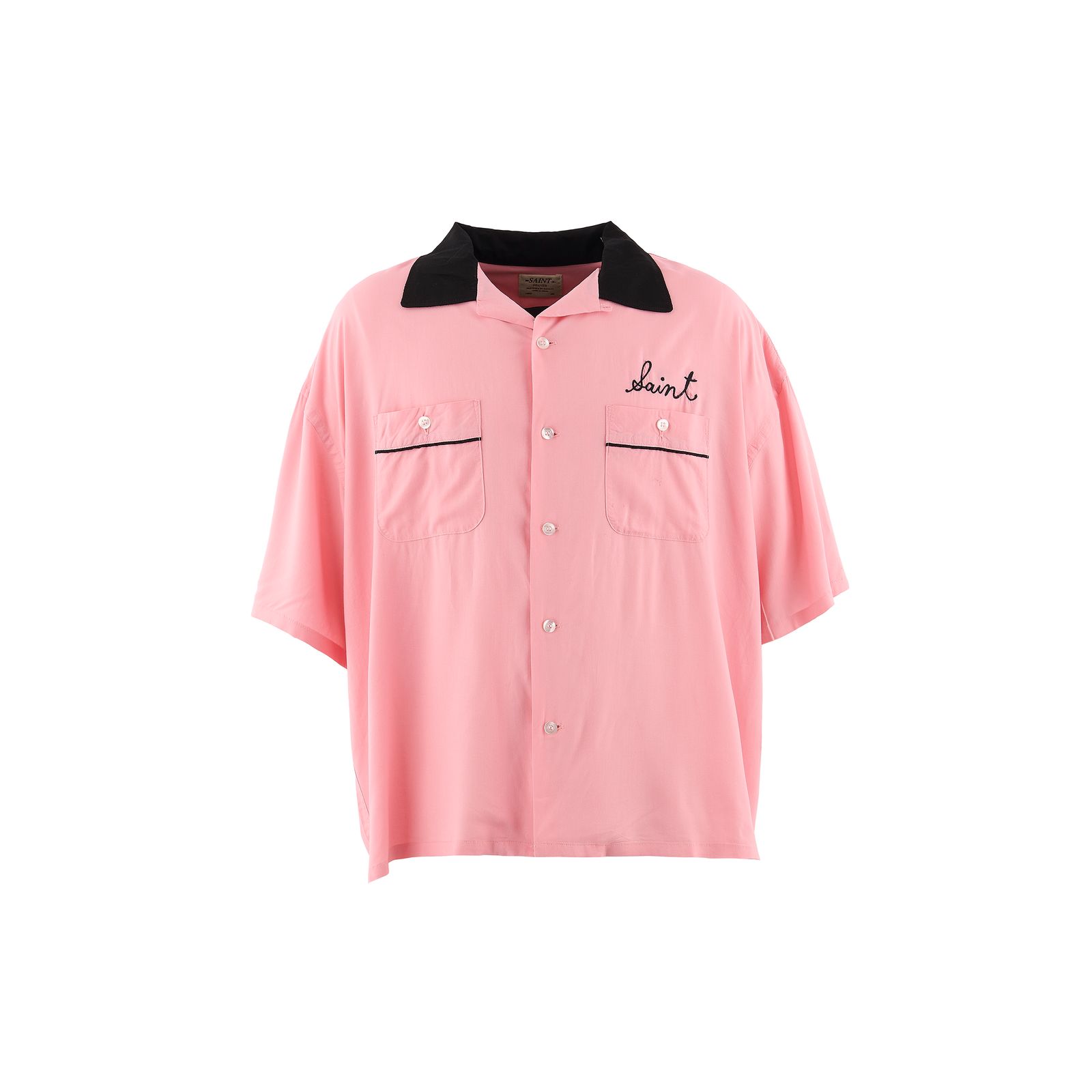 セントマイケル 26SS BOWLING SHIRT(SM-MK8-0000-036)PINK☆4月29日(水)新作発売！