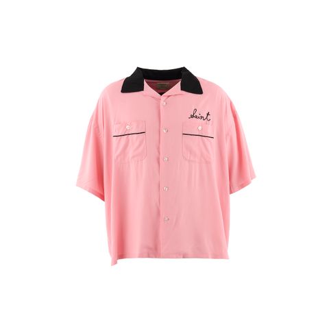 セントマイケル 26SS BOWLING SHIRT(SM-MK8-0000-036)PINK☆4月29日(水)新作発売！