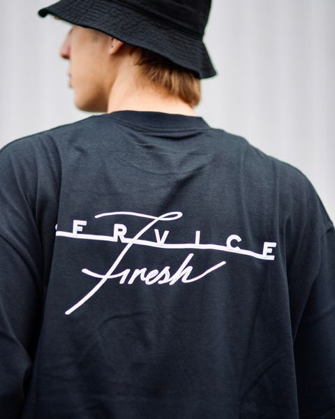 FreshService 新作CORPORATE PRINTED S/S TEE ‘‘GEAR’’(BLACK) style 2024.7.19