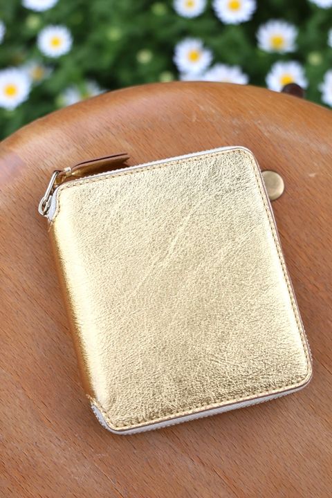 コムデギャルソン 二つ折りZIP財布 (8Z-B021-051) GOLD☆再入荷！