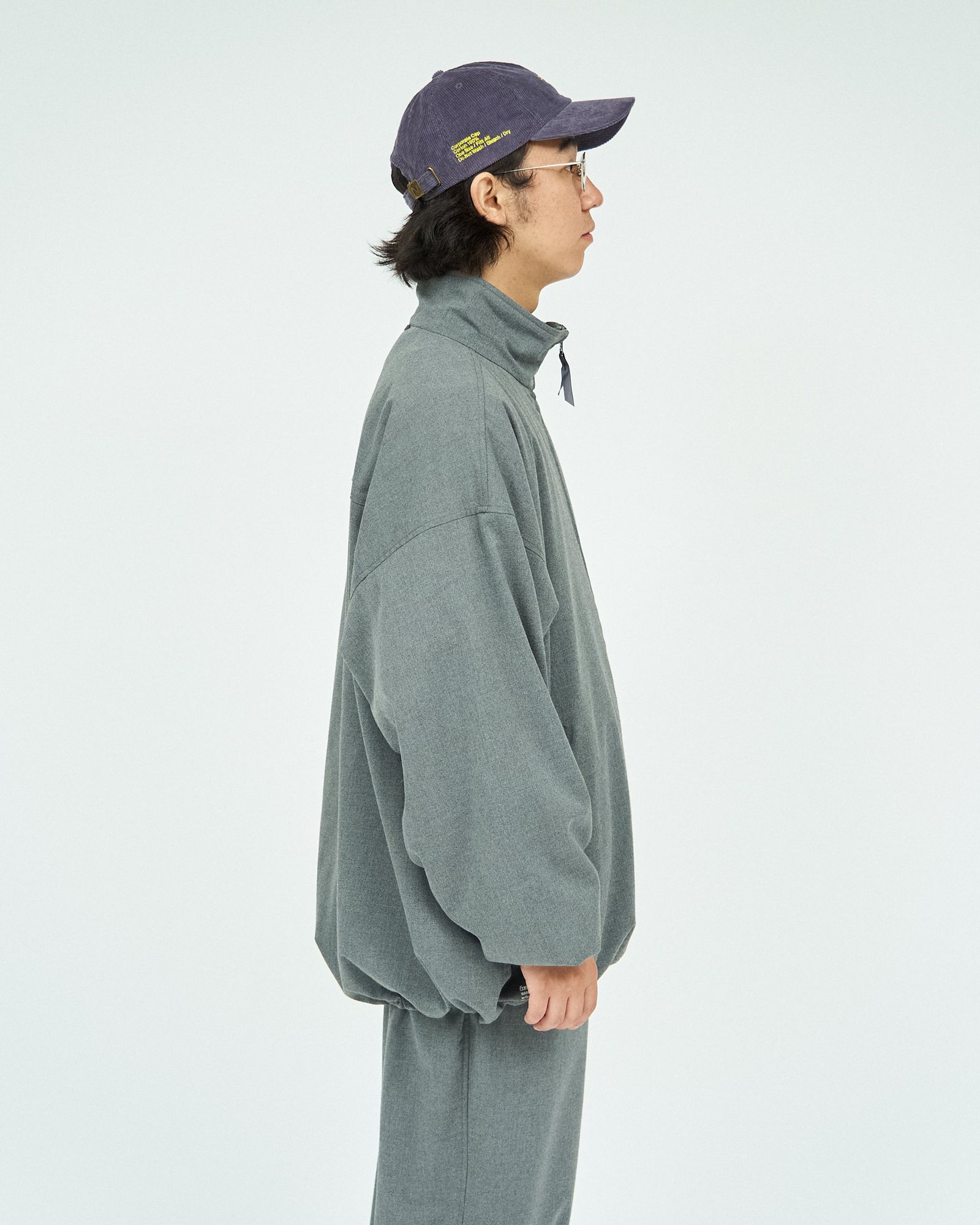 フレッシュサービス WARM CLOTH TRACK BLOUSON w/Octa (FSC243-30174)H.GRAY