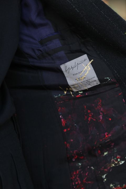 Yohji Yamamoto pour Homme 2020AW W-内田すずめ漢字1216ジャケット(HR-J26-849) style.2020.11.15.