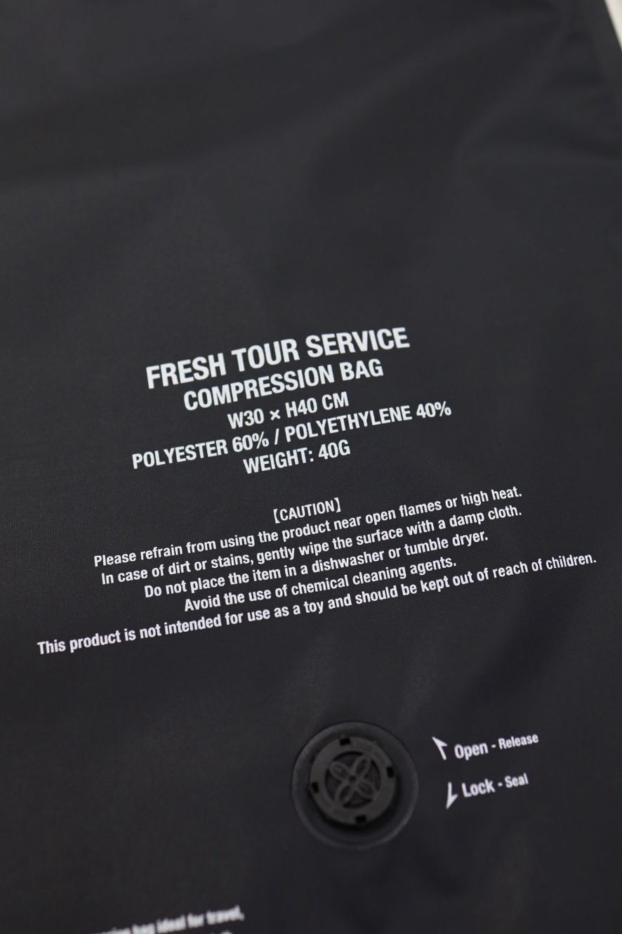 フレッシュサービス 2-PACK COMPRESSION BAG_S(FSP261-90068)BLACK☆1月17日(土)新作発売！