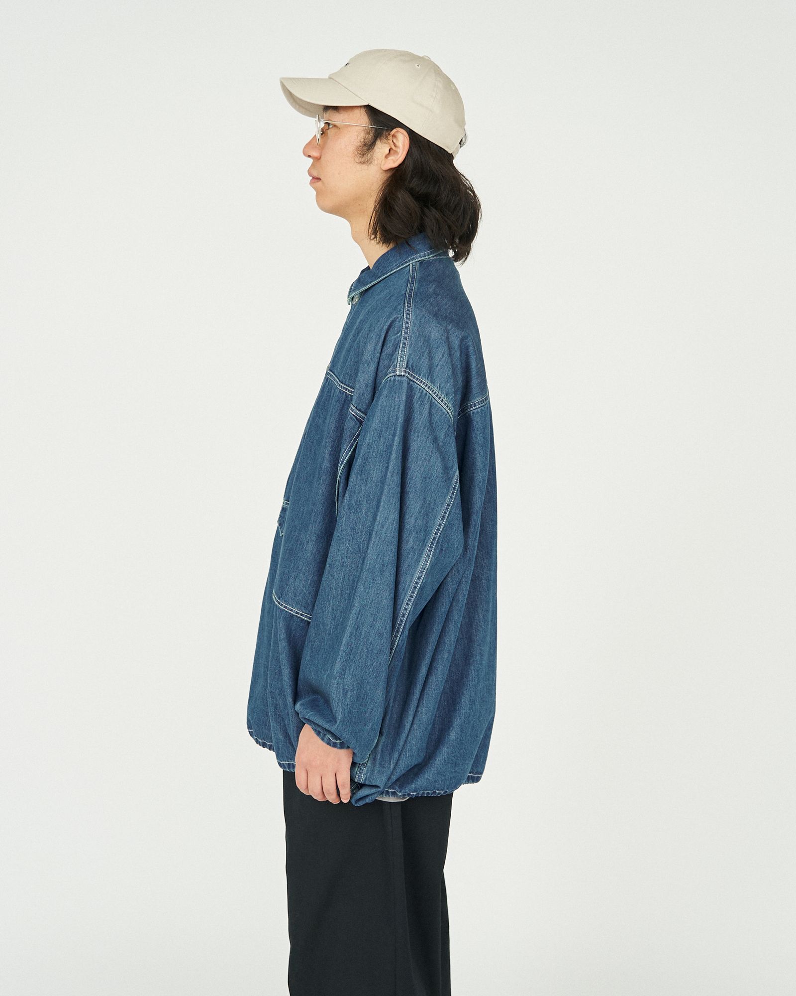 フレッシュサービス DENIM PULLOVER SHIRT(FSC251-50135FI)FADE INDIGO☆2月22日(土)発売！