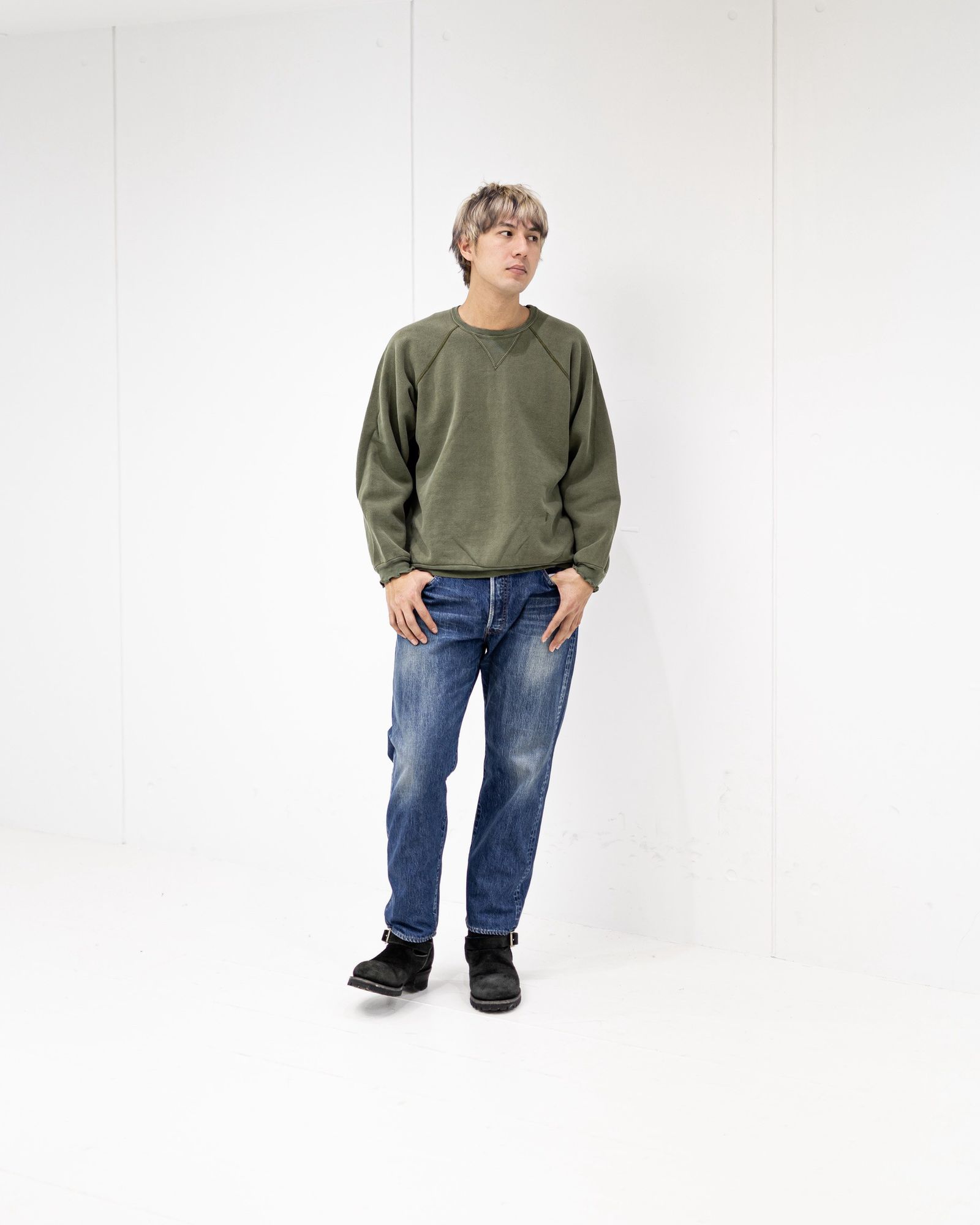 A.PRESSE Vintage Double V Sweatshirt 2月7日(土)新作発売！