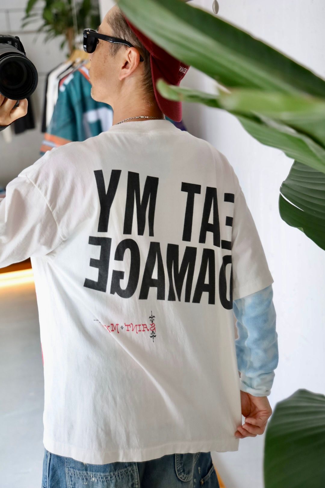 SAINT M×××××× DIRTY PIG SS TEEスタイル2025.5.26. | 6708 | mark