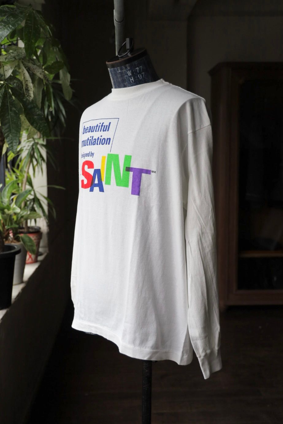 セントマイケル Tシャツ BEAUTIFUL SAINT LS TEE(SM-HR1-0000-036)WHITE★9月27日(土)発売！