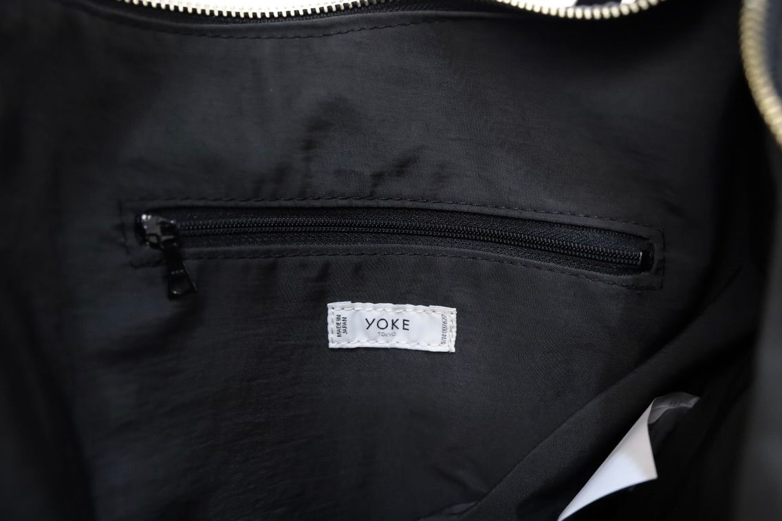 YOKE 26FW Nylon Circle Shoulder Bag(YK26FW01406A)Black