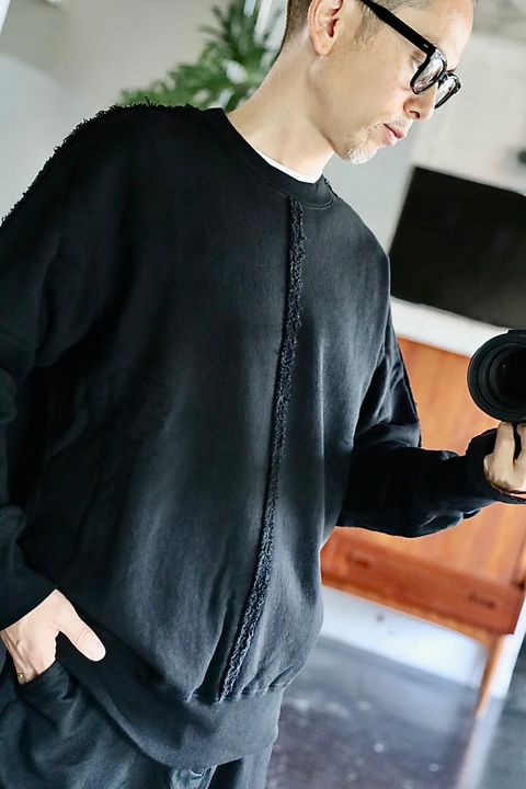 COMME des GARCONS HOMME 綿裏毛製品洗いスウェットスタイル.2025.9.5.