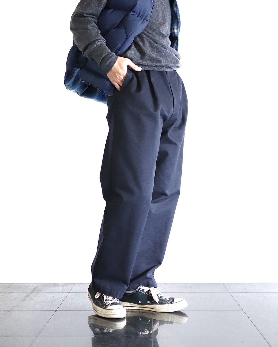 A.PRESSE アプレッセ Type.1 Silk Blend Chino Trousersスタイル ...