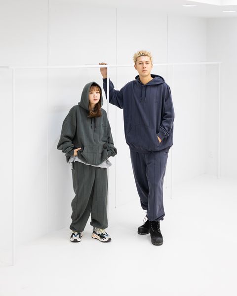 S.F.C-Stripes For Creative- 新作STRIPE HOODY SET UP style.2025.9.19