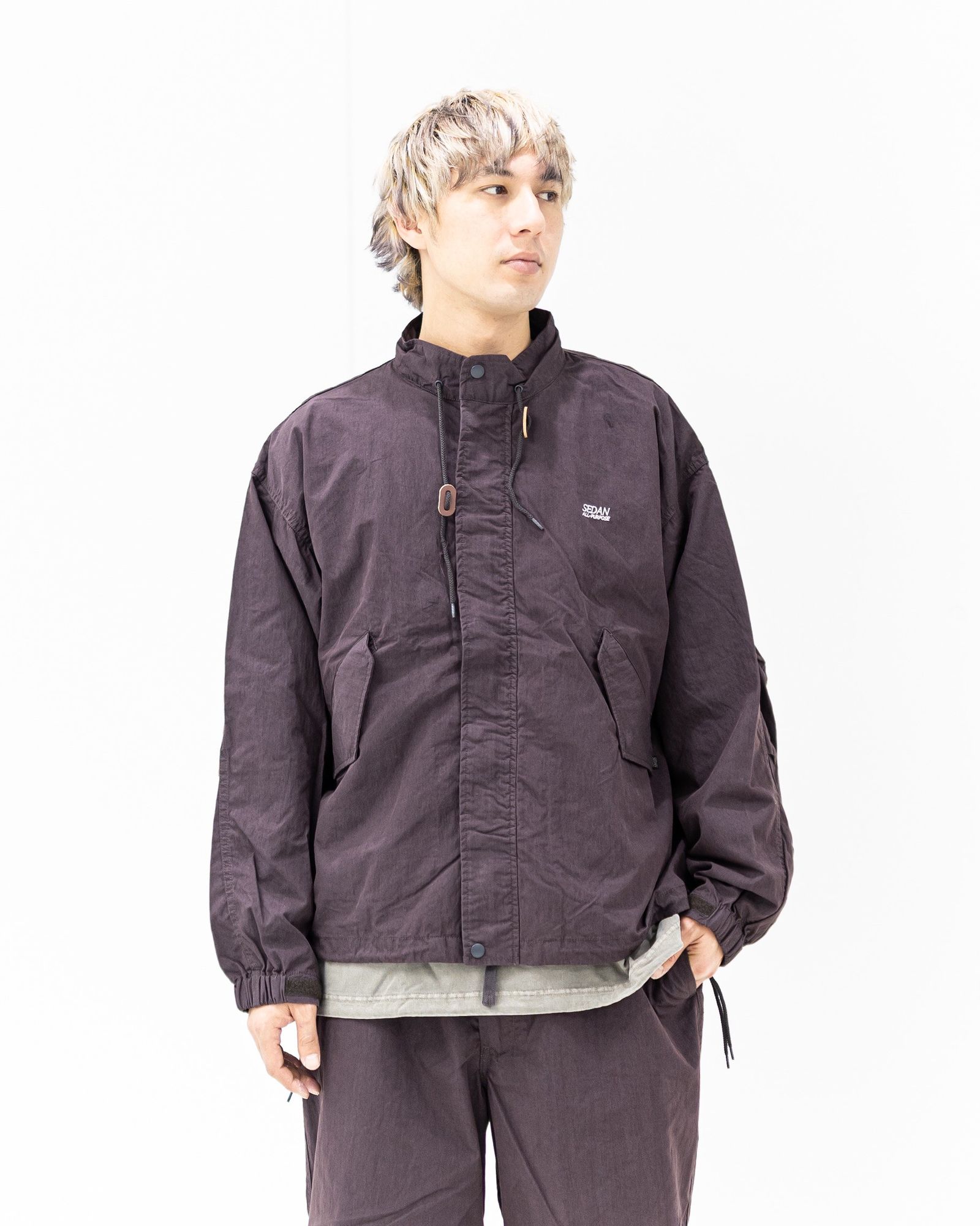 セダンオールパーパス 26SS Stand Collar Jacket(SD26S-JK05)Dark Brown☆2月21日(土)発売！