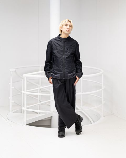 アイジュンヤワタナベマン THE NORTH FACE Wネーム ナイロンライダースジャケット 新作発売！