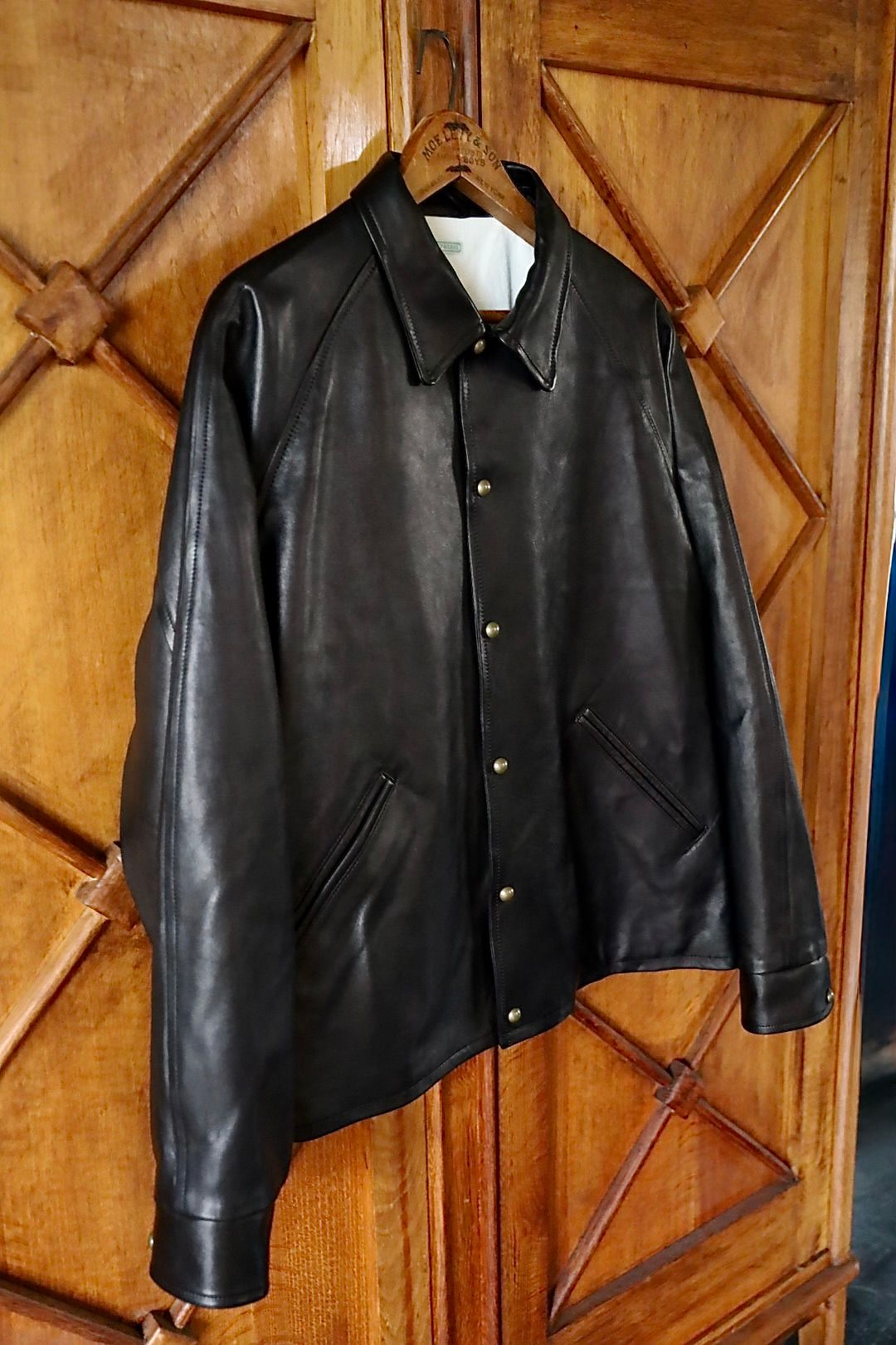 アプレッセ 2026 STYLE2 Leather Coach Jacket(26AAP-01-01)BLACK☆9月5日(土)発売！