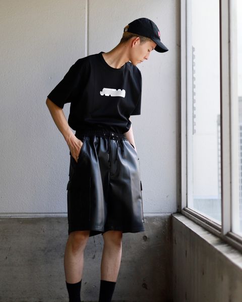 JUNYA WATANABE MAN 23AW 新作フェイクレザーショーツスタイル