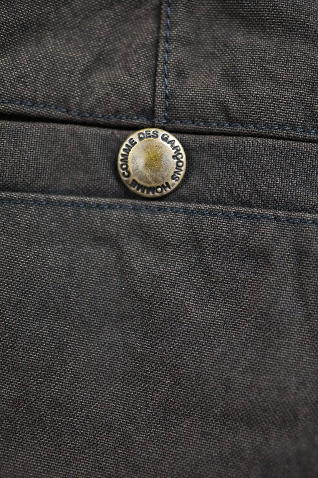 コムデギャルソンオム26SS ナイロンオックス製品染ワークパンツ(HQ-P003-051)BROWN☆2月6日(金)発売！