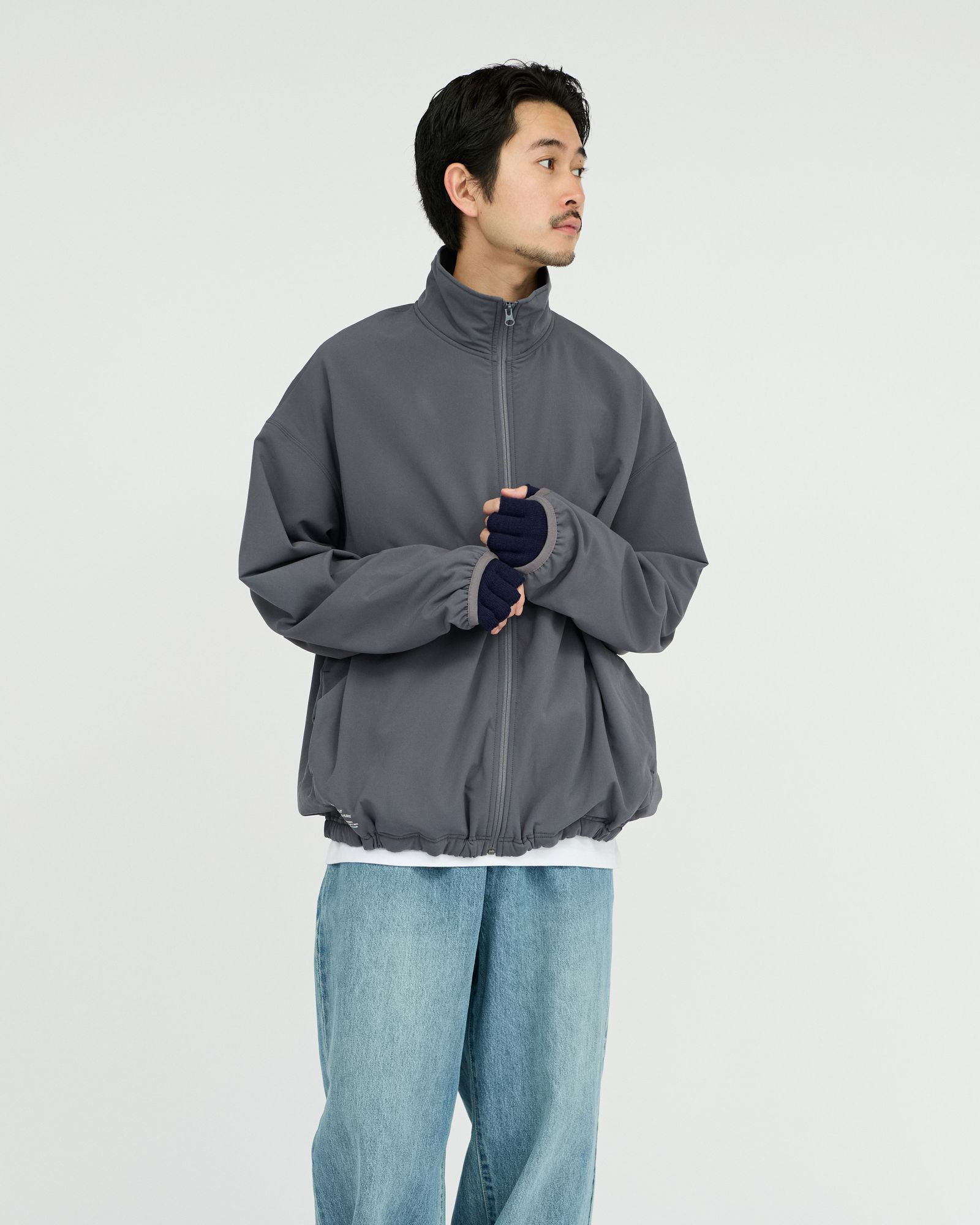 フレッシュサービス 26AW  COMFORT-SHIELD FLEECE TRACK BLOUSON(FSC263-30026)D.GRAY☆10月24日(土)新作発売！