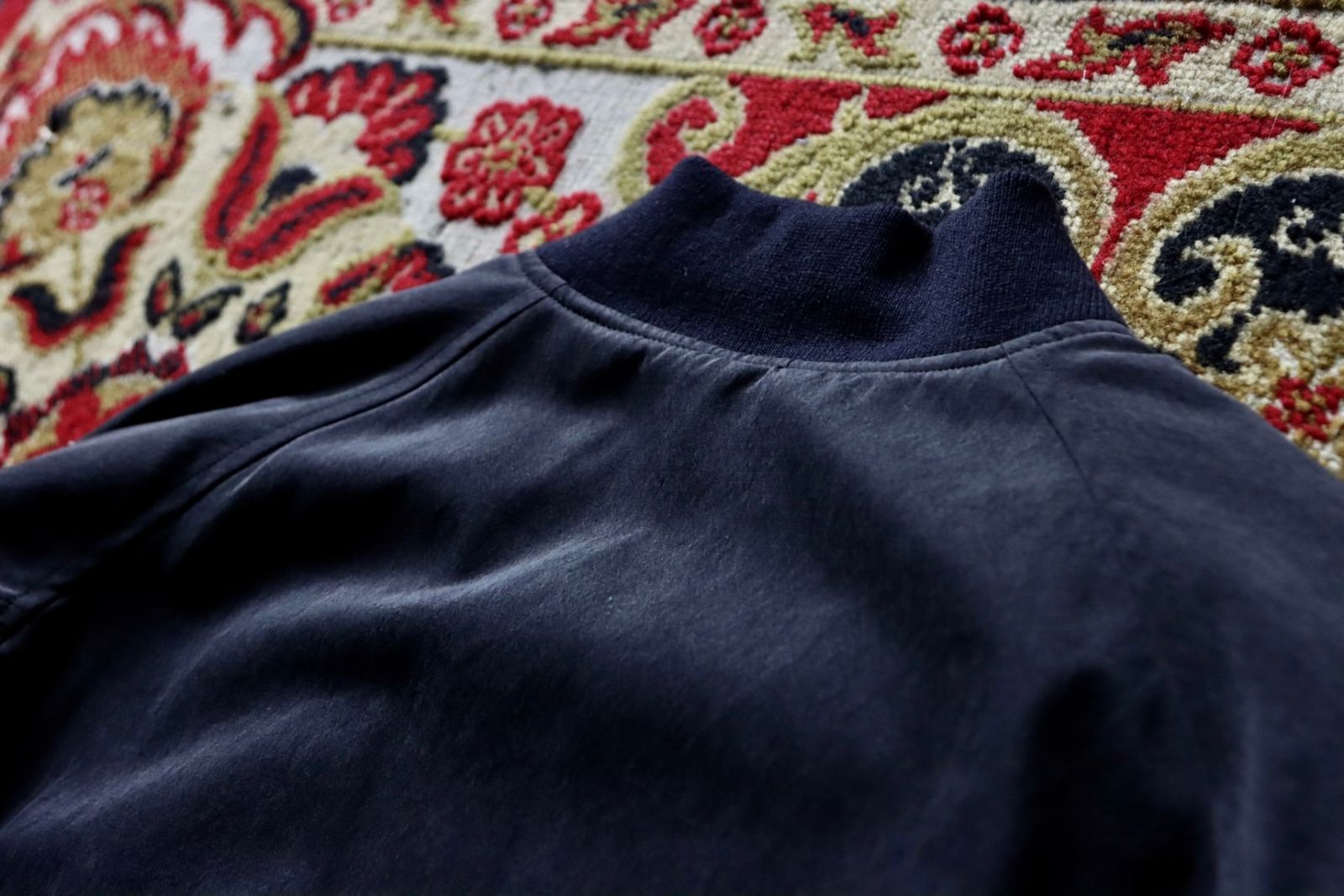 アプレッセ23AW Silk Padding Jacket(23AAP-01-28H)BLACK☆9月16日(土)発売！