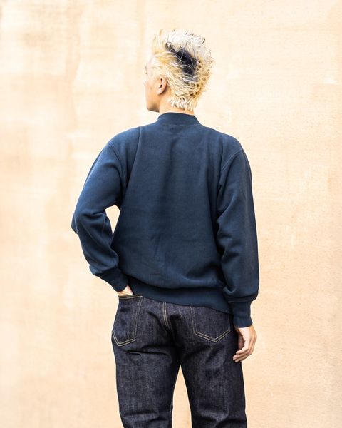 A.PRESSE Vintage Half Zip Rib Collar Sweatshirt 新作発売！