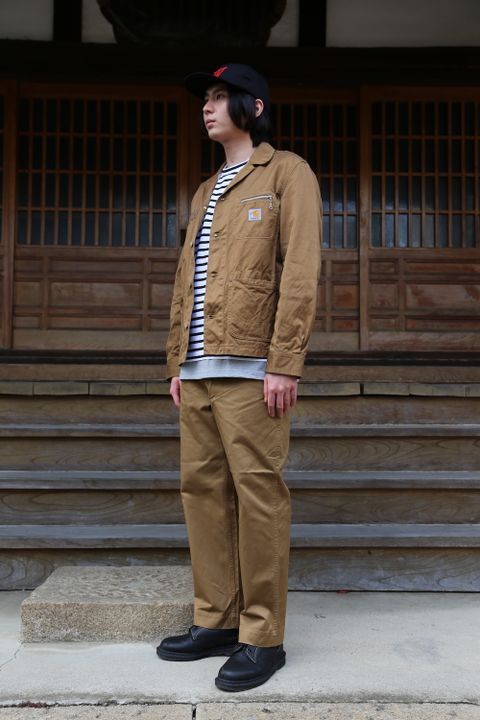 eYe JUNYA WATANABE COMME des GARCONS MAN CarharttカーハートWネームジャケット style.2021.4.17.