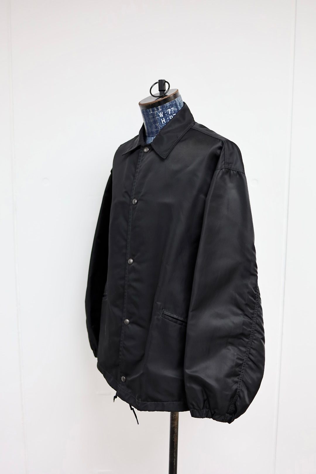 ブラームス 26SS Washed Nylon Coach Jacket(bROOTS26S8)Black☆12月26日(金)新作発売！
