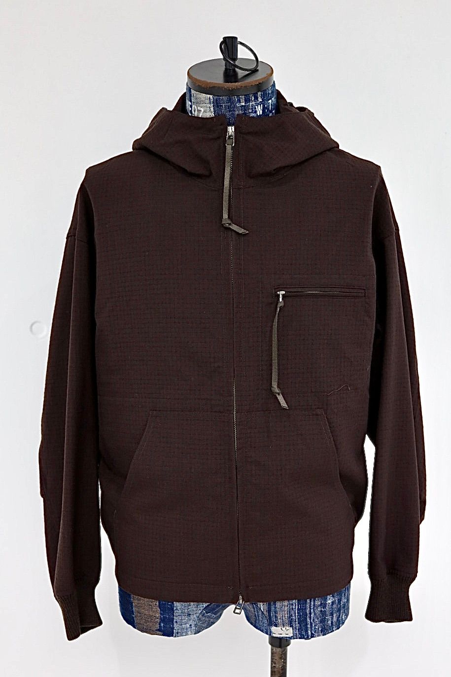 プロダクトトゥエルブ SS26 High Count Wool Ripstop Jacket (26SS-PBL03)BROWN