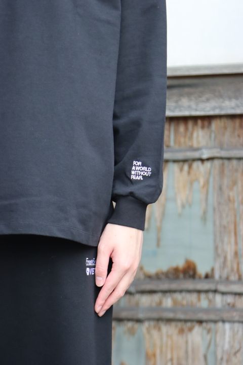 VIBTEX for FreshService “L/S CREW NECK TEE” style.2022.10.21