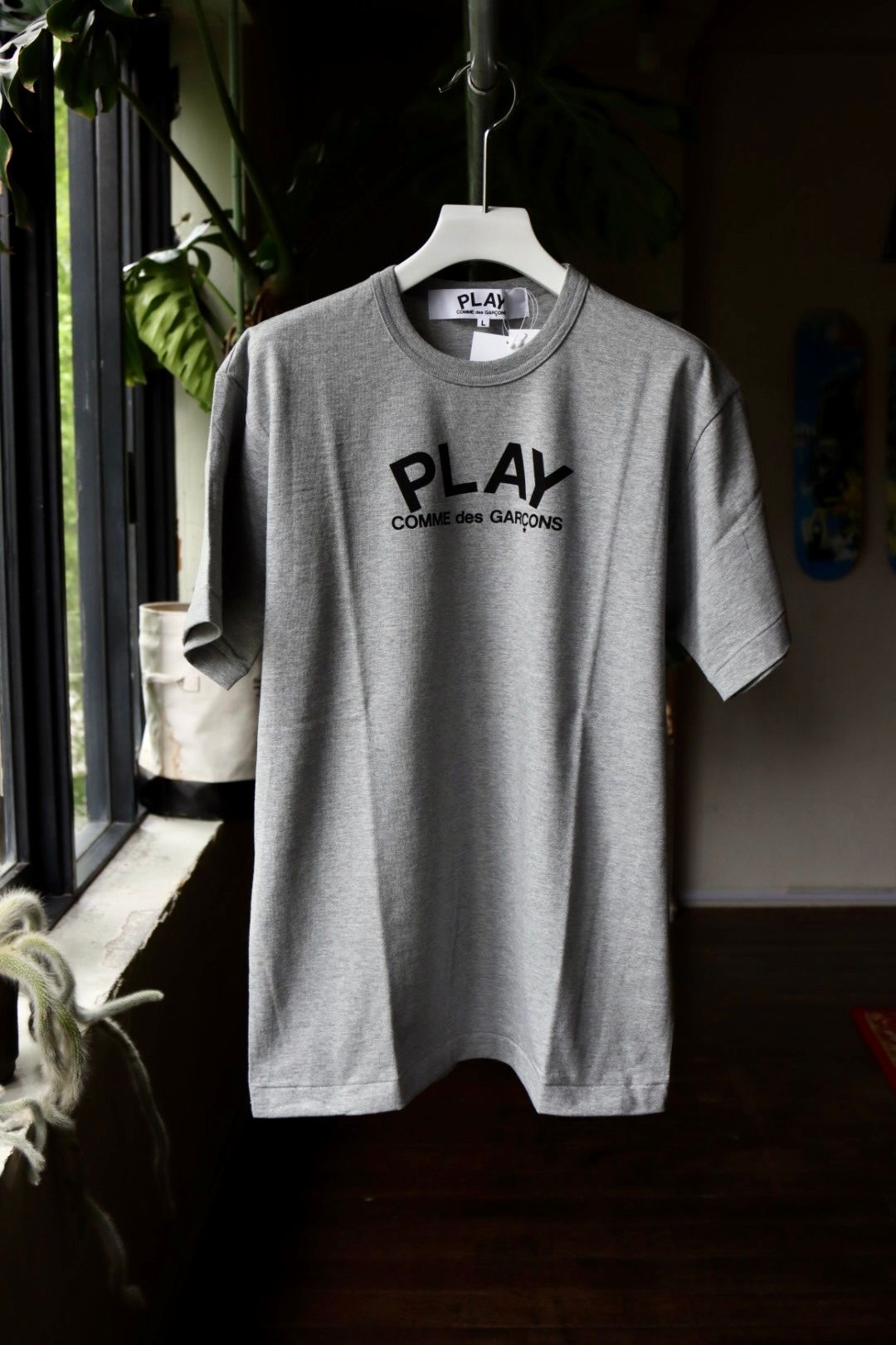 PLAY COMME des GARCONS - プレイコムデギャルソン ロゴ＆ハートTシャツ (GRAY)MEN'S | mark