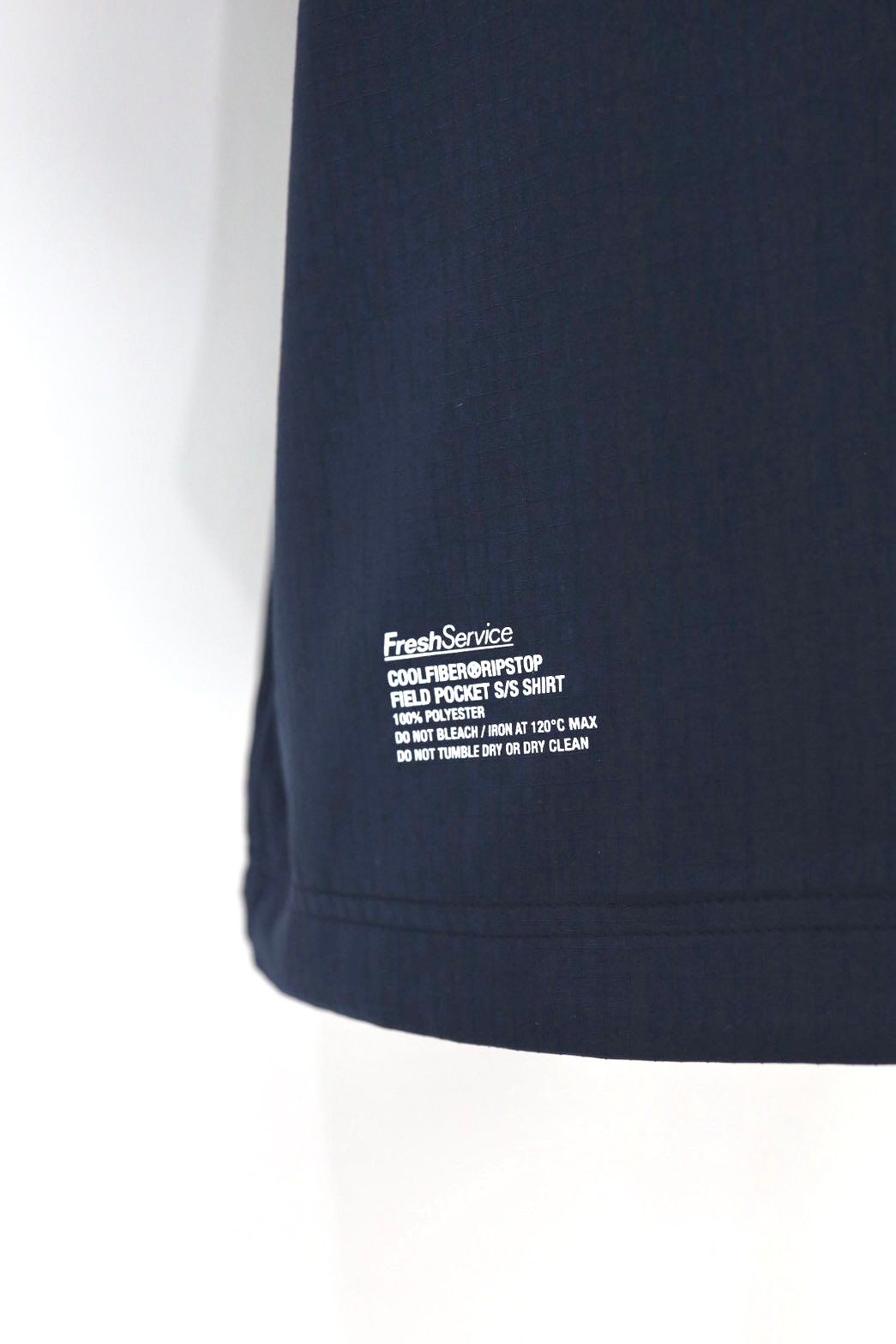 フレッシュサービス 26SS COOLFIBER® RIPSTOP FIELD POCKET S/S SHIRT(FSC262-50009)NAVY
