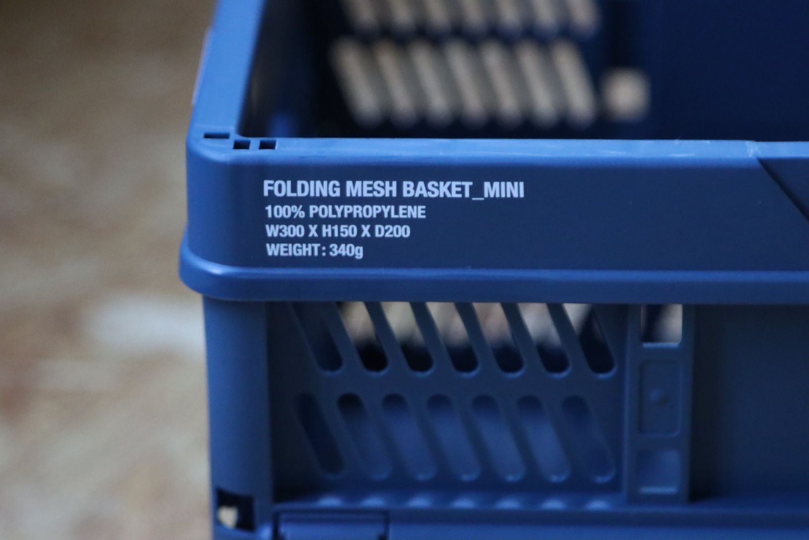 フレッシュサービスReFresh!Service. “SAUNA FOLDING MESH BASKET”(NAVY)