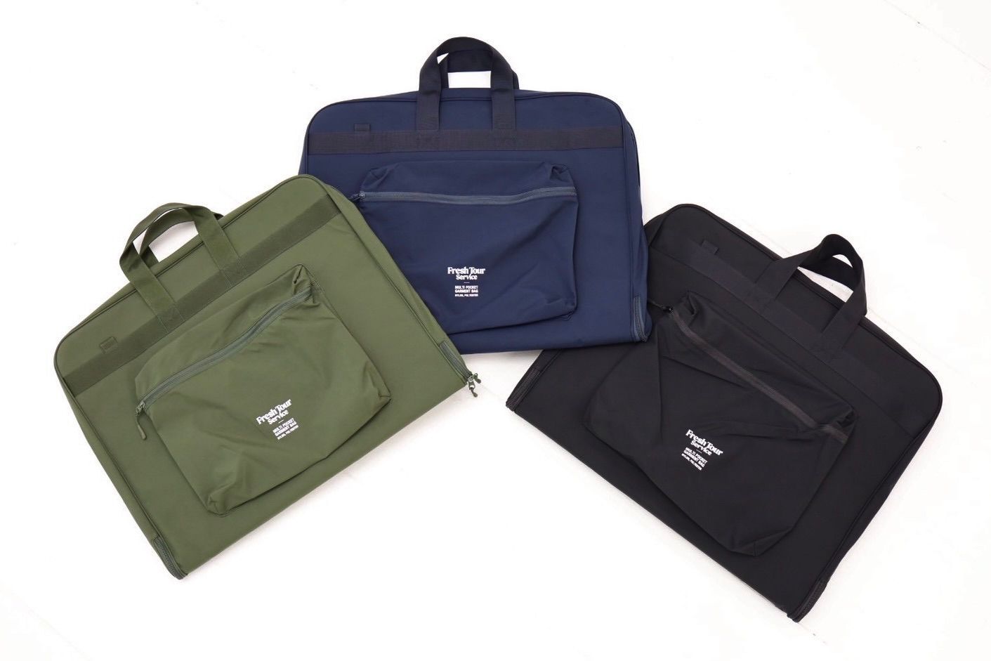 フレッシュサービス MULTI POCKET GARMENT BAG(FSP253-90065B)NAVY