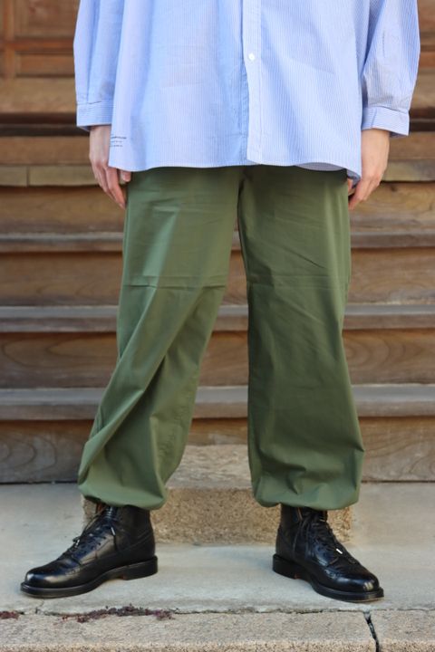 FreshService CORPORATE STRIPE REGULAR COLLAR SHIRT"WHITE×BLUE"style.
