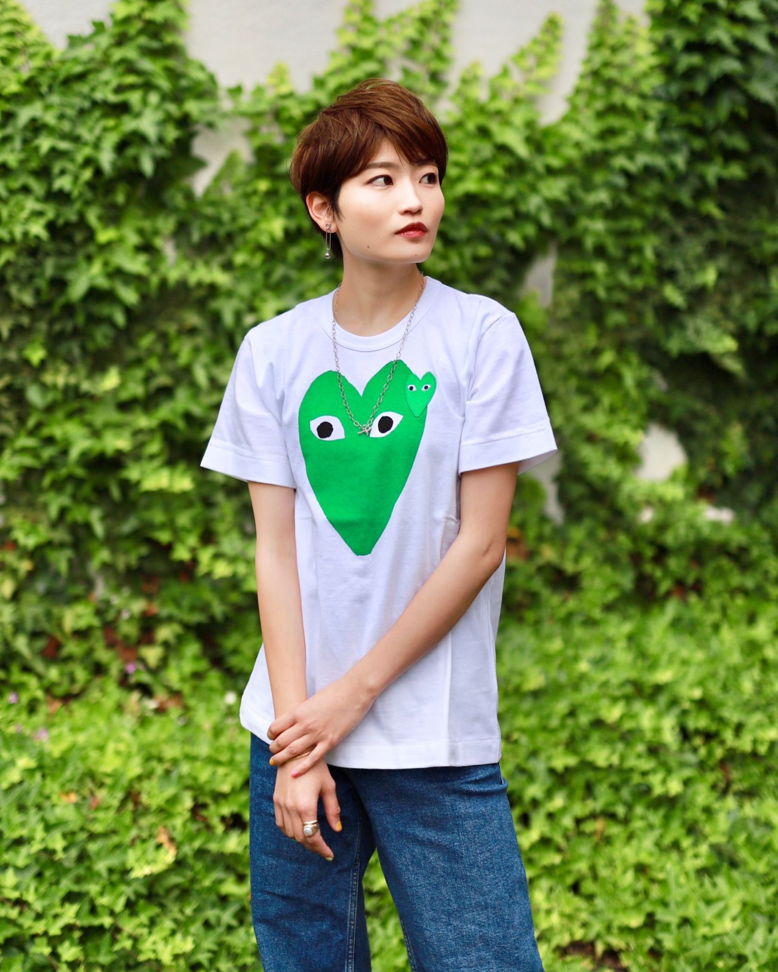 PLAY COMME des GARCONS レディース GREEN HEART style.2023.6.3 PLAY COMME des GARCONS レディース GREEN HEART style.2023.6.3