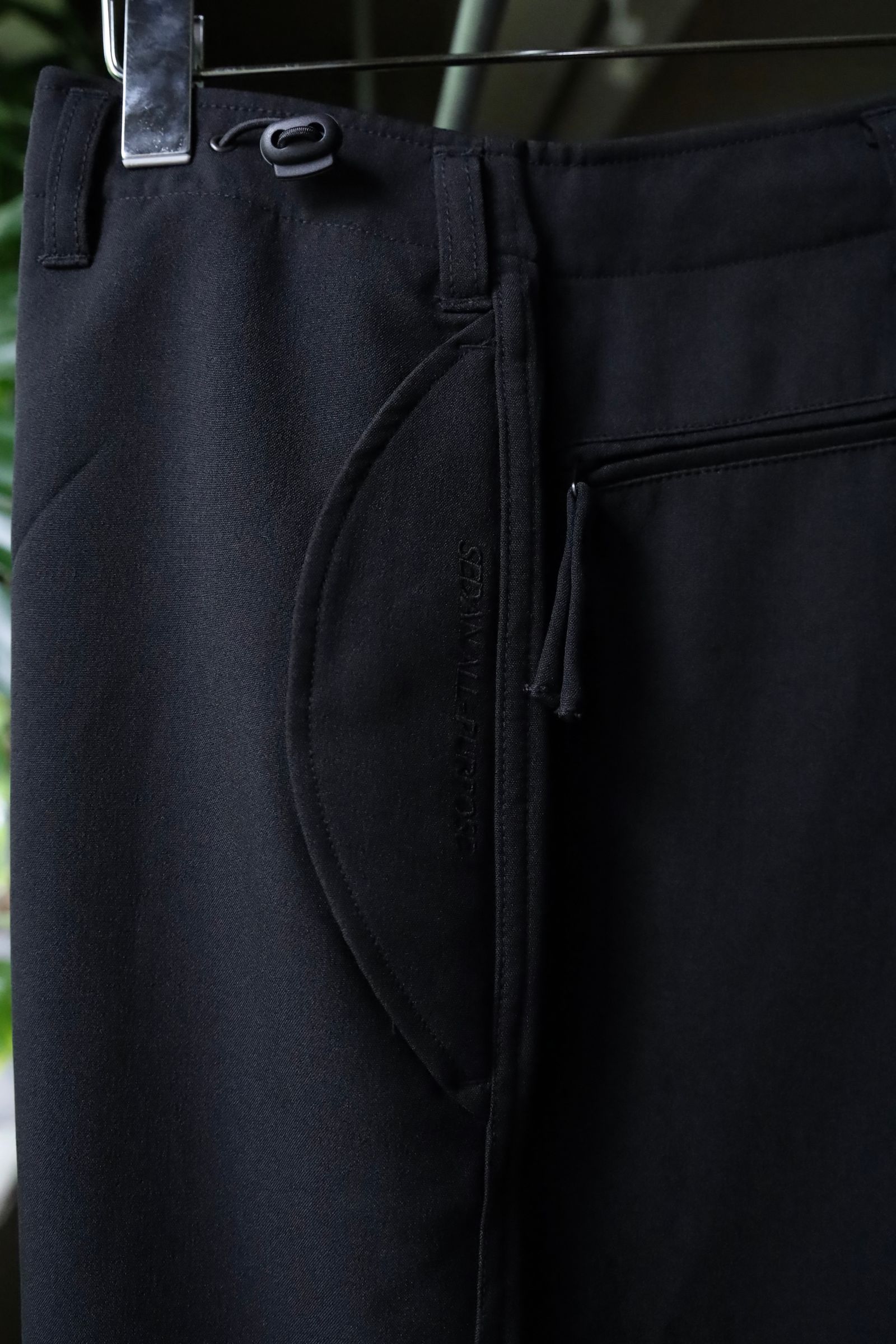 セダンオールパーパス FW24 Tech Wool Over Pant(SD24F-PT03) Black