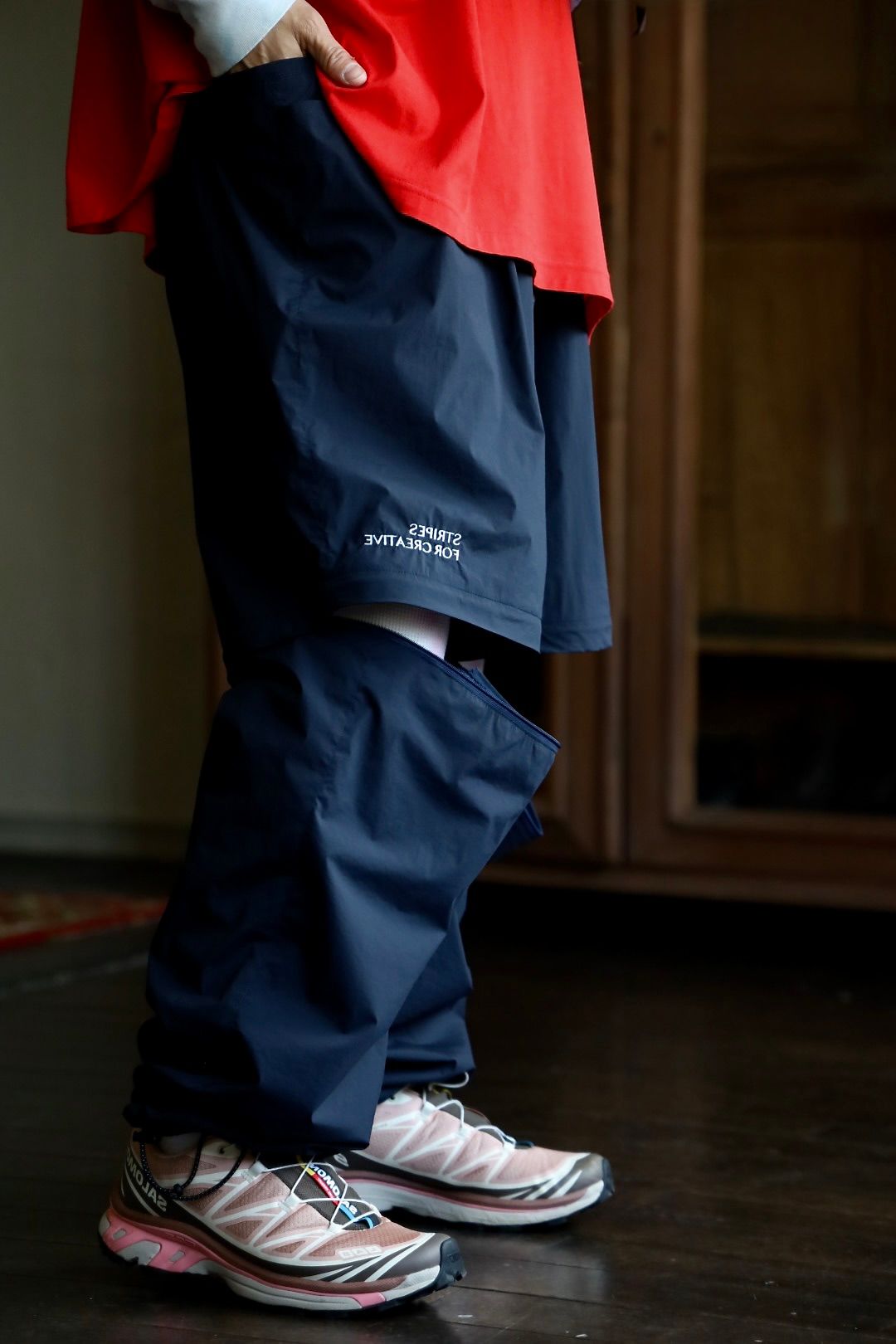 S.F.C 25SS エスエフシー SUPER WIDE DETACHABLE PANTS (SFCSS25SPP01)Navy☆5月10日(土)発売！