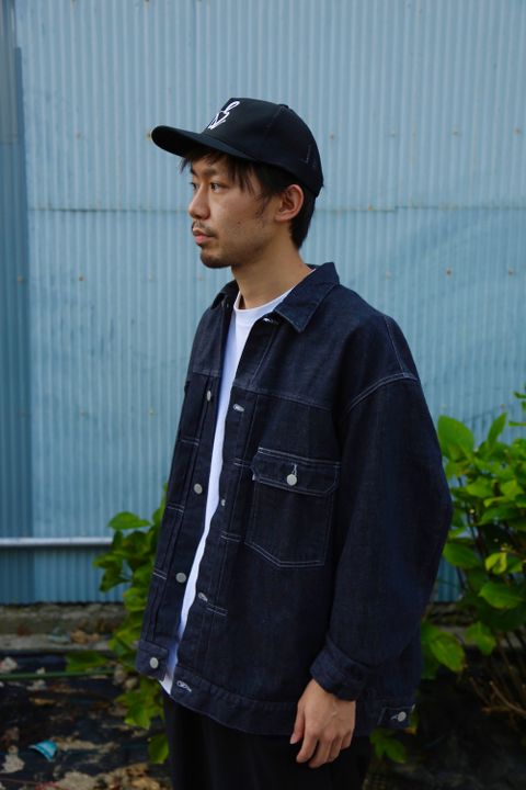 Graphpaper Colorfast Denim Blouson"INDIGO"Style.2020.7.21.