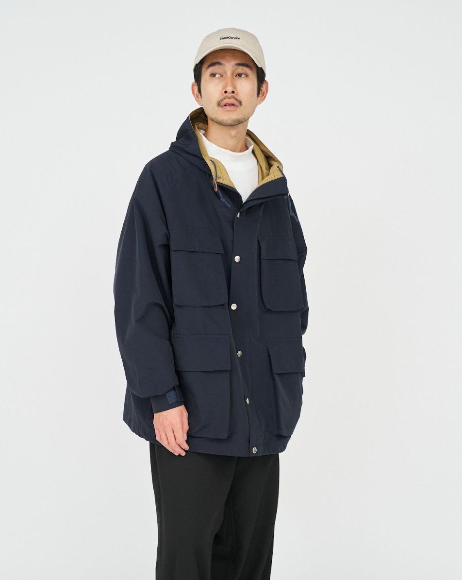 フレッシュサービス N/C GROSGRAIN MOUNTAIN PARKA (FSC253-20171)NAVY☆9月13日(土)発売！