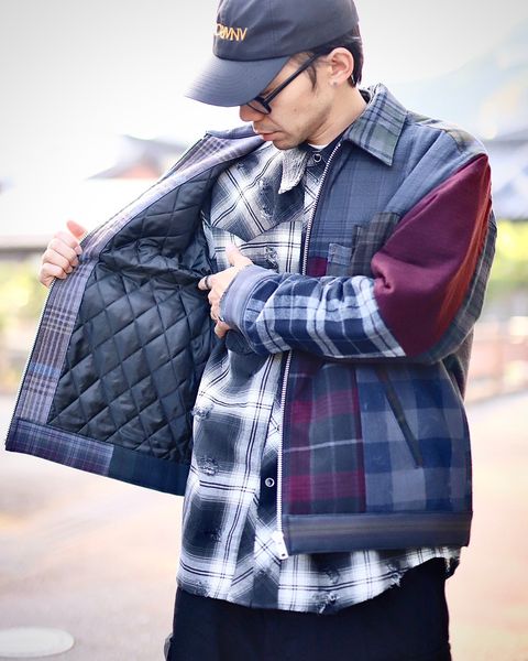 RAFUラフ23AW リメイクジャケット Remake Jacketスタイル