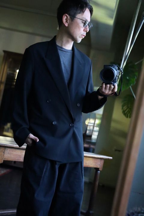 アプレッセ25SS Double Breasted Jacket(25SAP-01-28H)BLACK☆2月22日(土)発売！