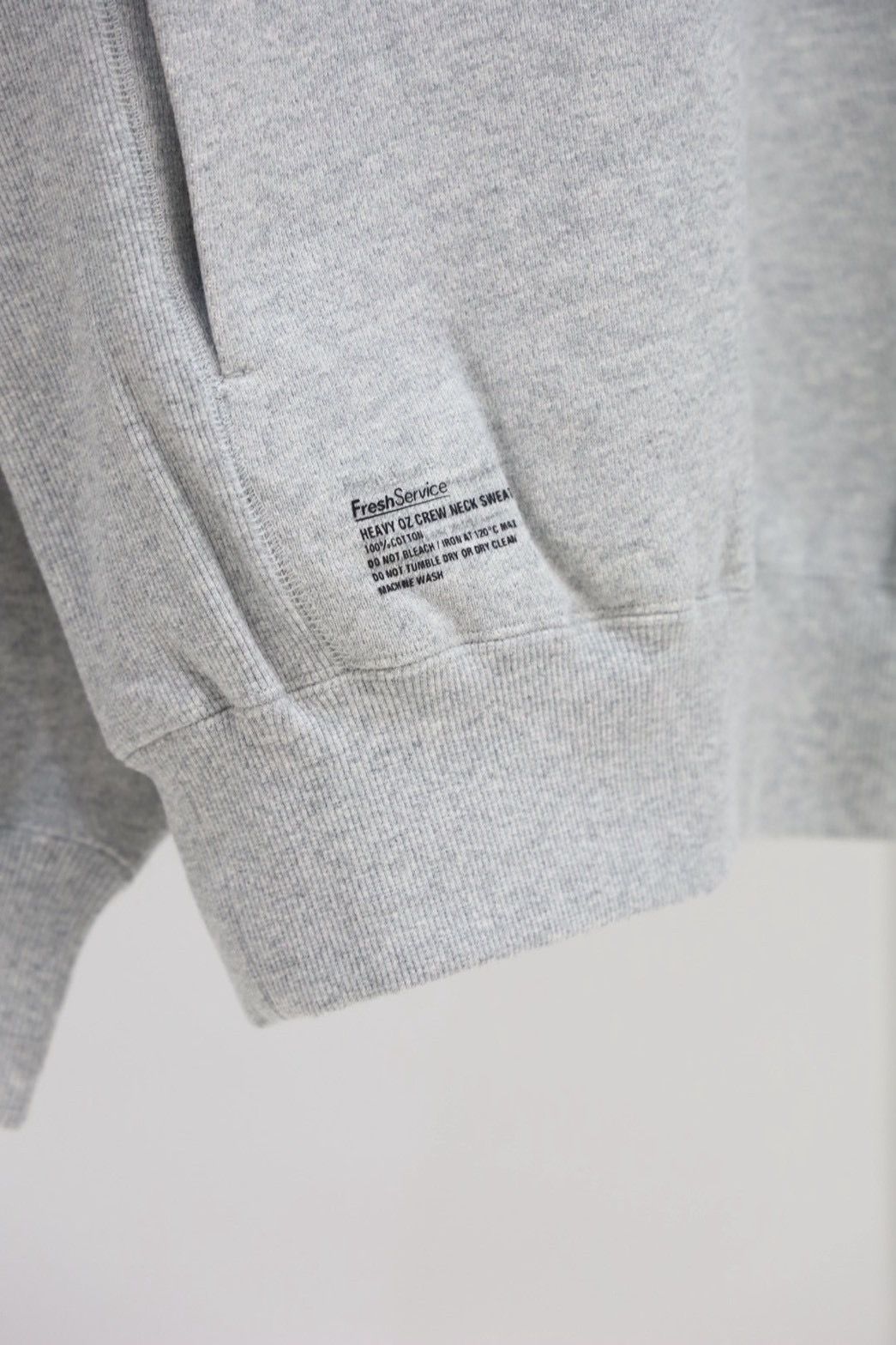 フレッシュサービス HEAVY OZ CREW NECK SWEAT(FSC253-70236B)H.GRAY☆10月18日(土)発売！