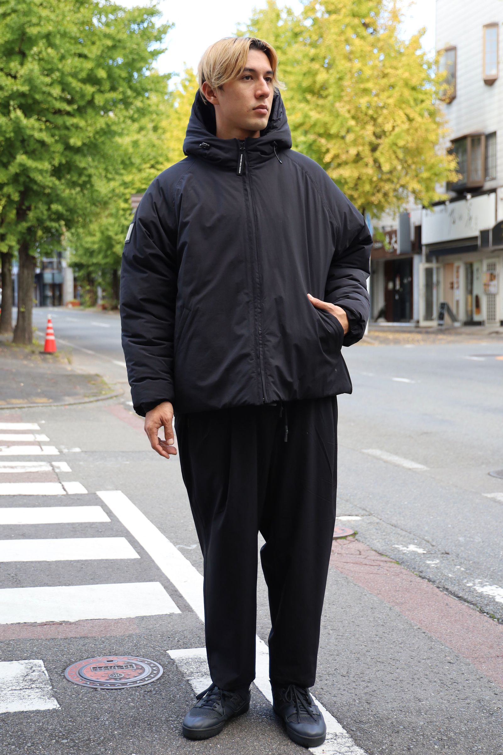 S.F.C 24FW エスエフシーSFC HOODIE PUFF JACKET(SFCFW24J02)Black☆11月16日(土)発売！