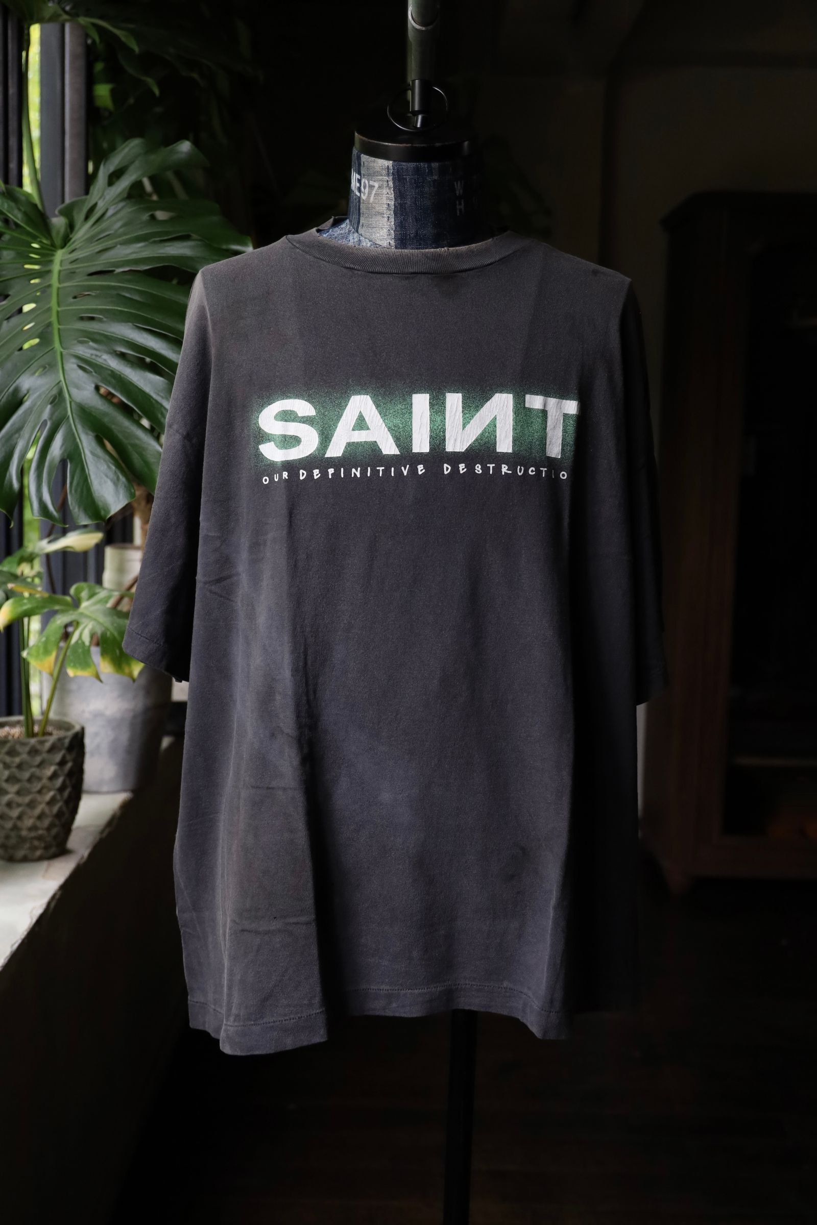 セントマイケル24AW SAINT SS TEE(SM-YS1-0000-001)BLACK