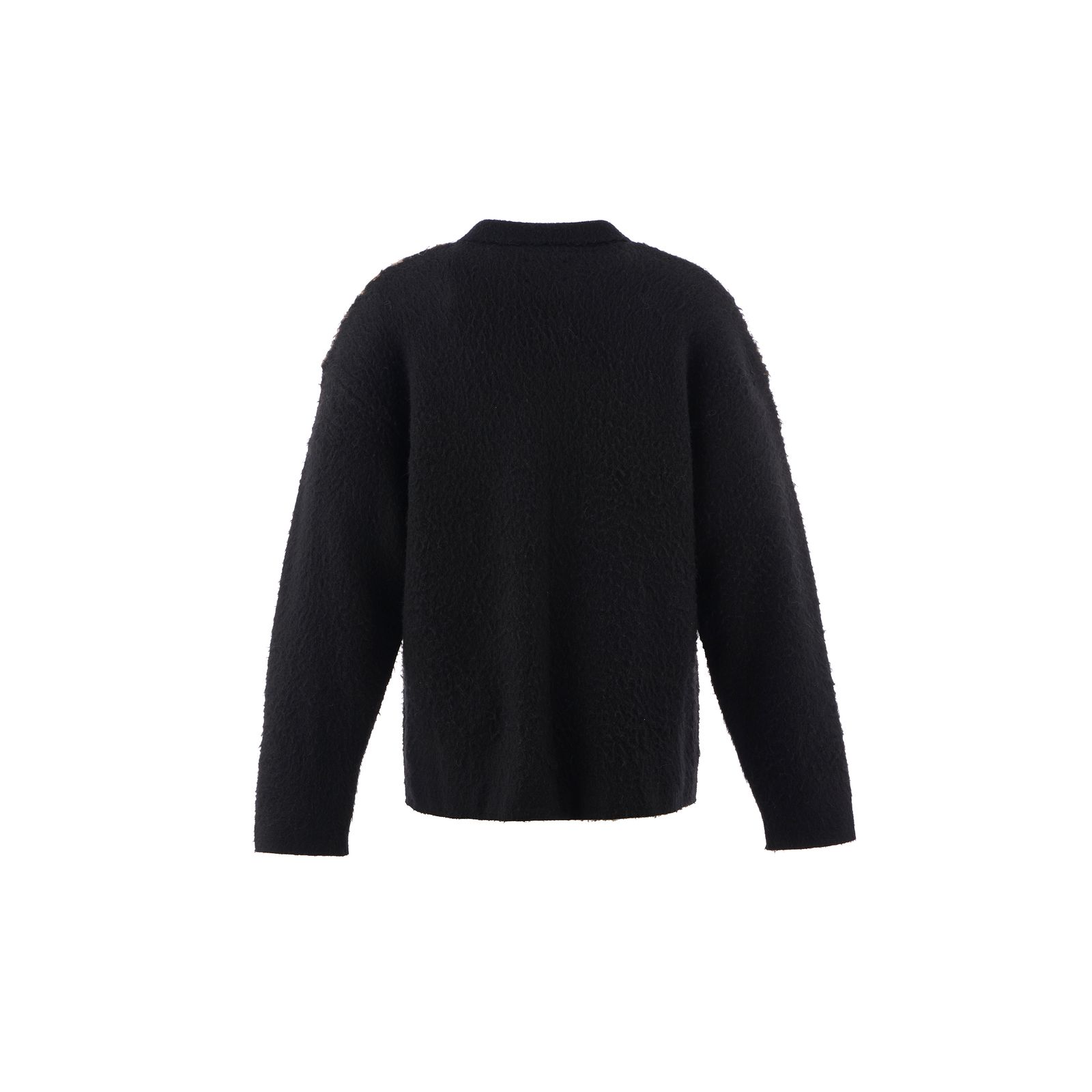 セントマイケル  LEOPARD KNIT CARDIGAN(SM-HR1-0000-073)BLACK★10月11日(土)発売！