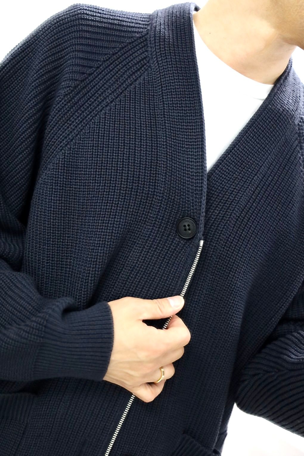 COMME des GARCONS HOMME 26FW BATONER ZIPカーディガンスタイル